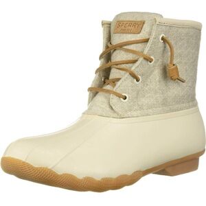 Sperry Women's Beige and Light Brown Winter Boots